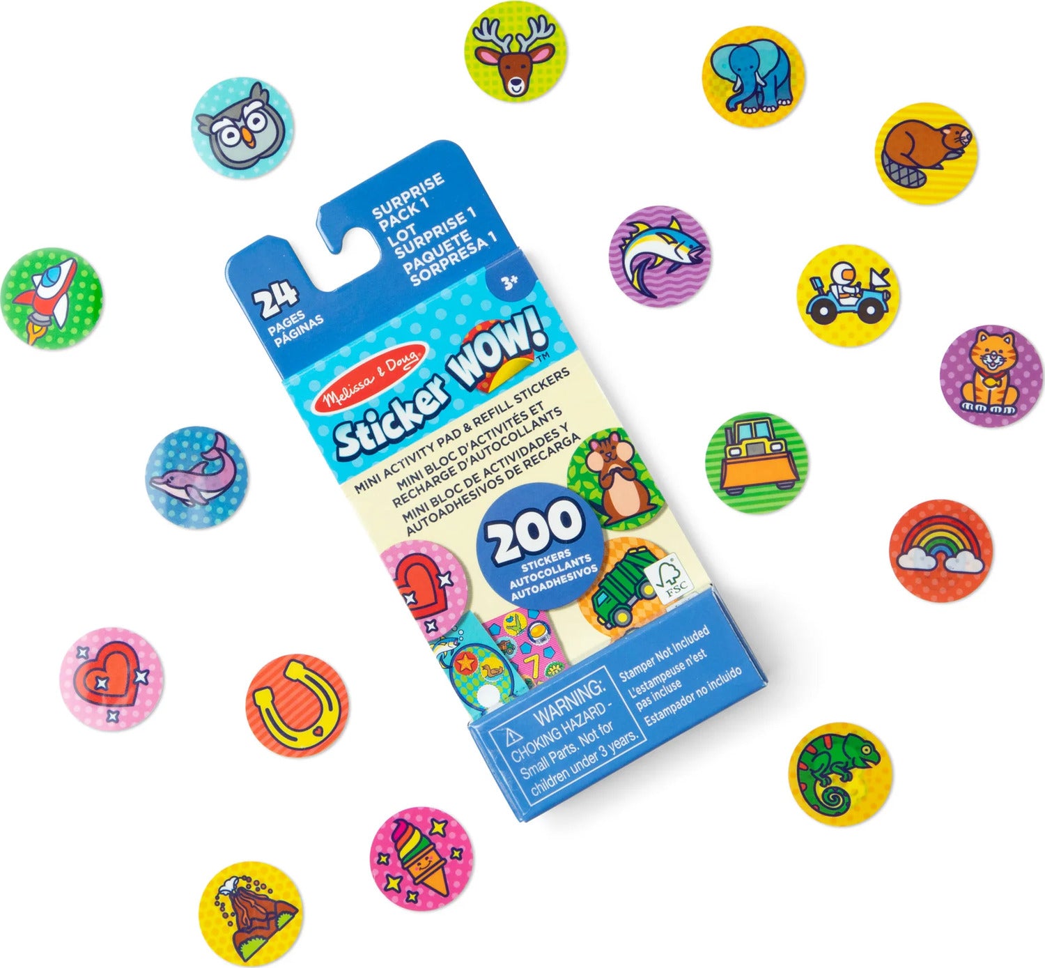 Simple Wow Sticker Sticker WOW!® Mini Activity Pad and Refill Stickers - Surprise Pack 1 ...