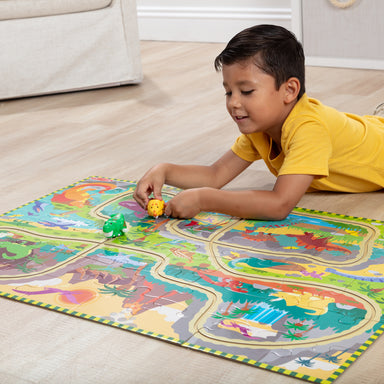 Dinosaur Chase Track Floor Puzzle