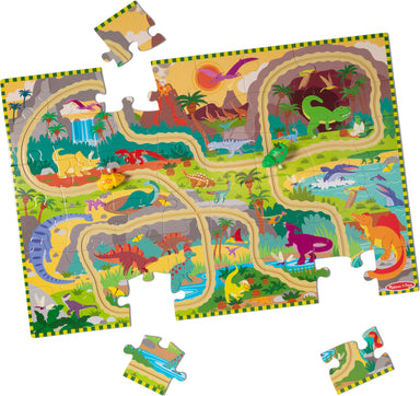 Dinosaur Chase Track Floor Puzzle