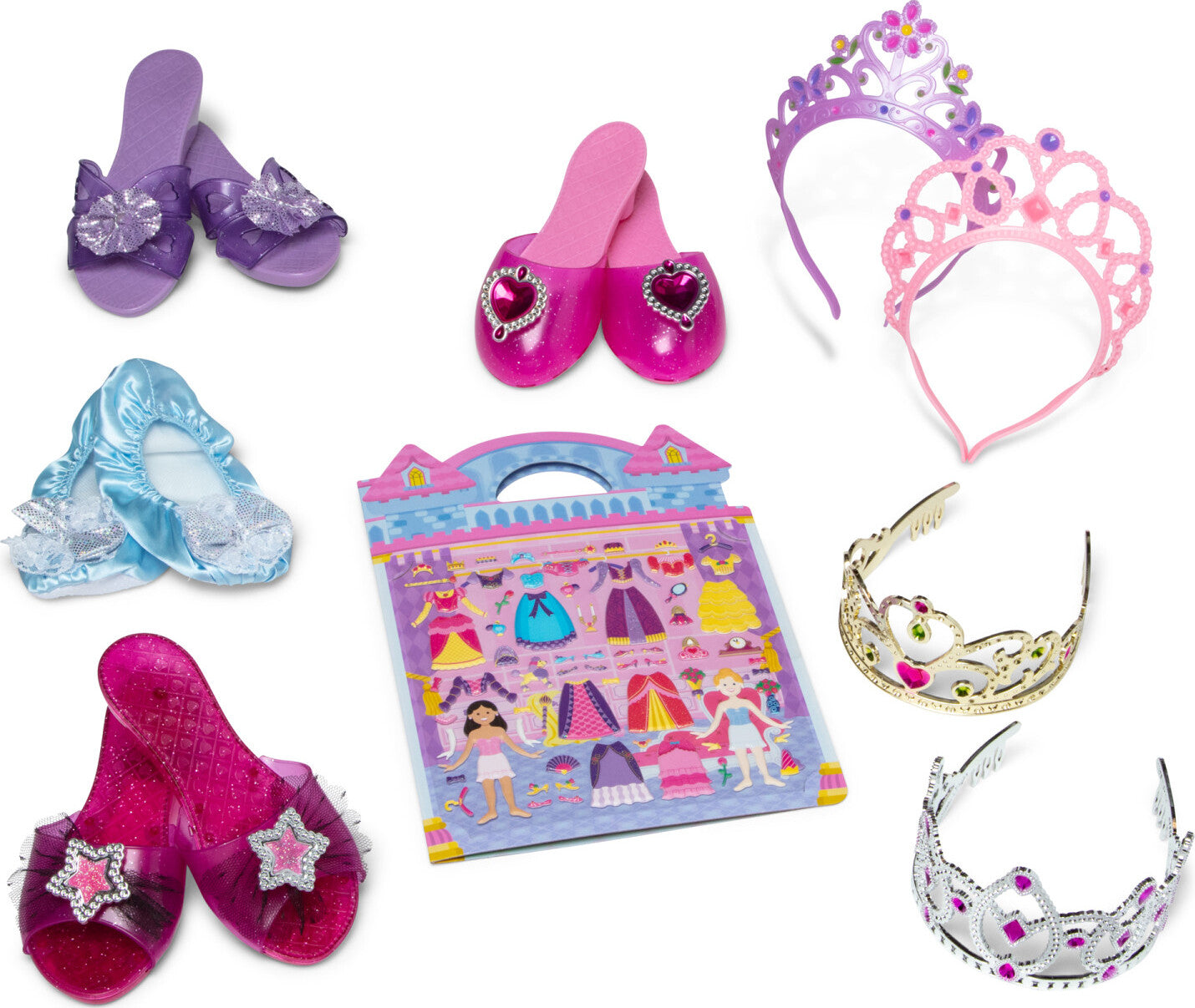 Melissa & Doug Step in Style Dress-Up Shoes, Ages 3 to 5, Set of 4 (8.5-11 Regular) Melissa & Doug Step in Style Dress-Up Shoes, Ages 3 to 5, Set of 4 (8.5-11 Regular)