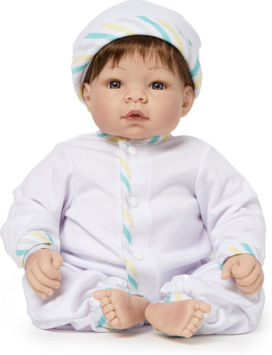 Munchkin Light Skin Tone/Blue Eyes/Brown Hair (19" doll)