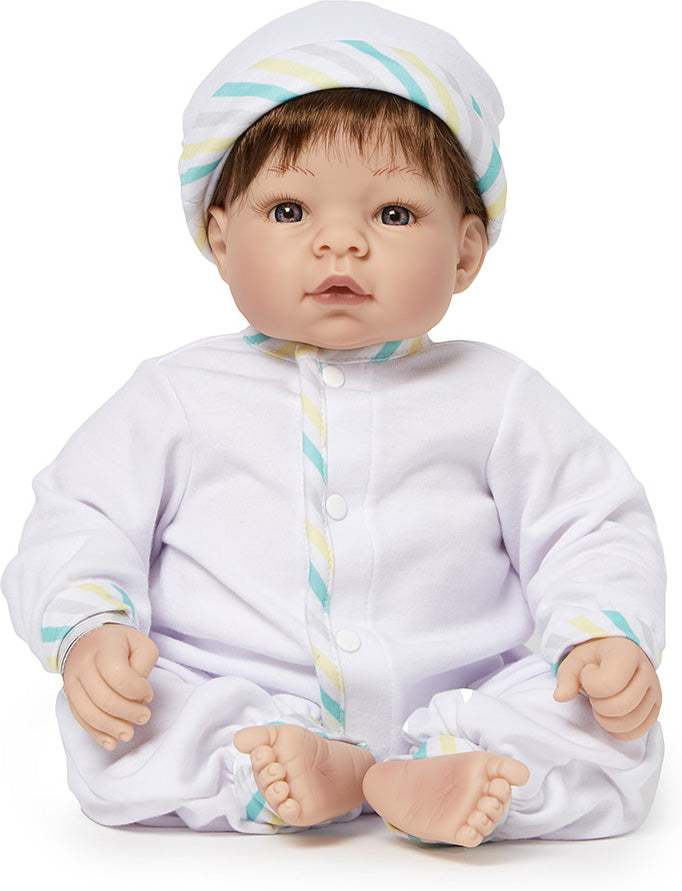 Munchkin Light Skin Tone/Blue Eyes/Brown Hair (19" doll)