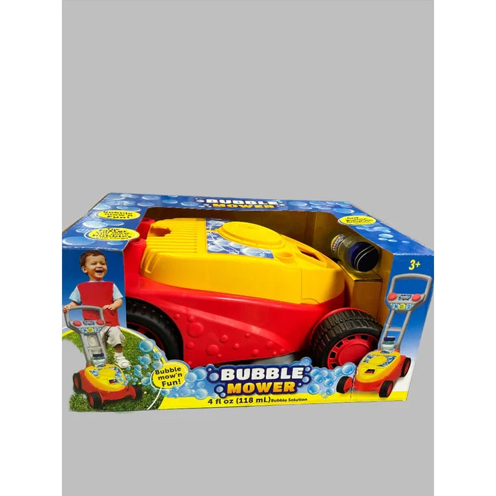 Friction-powered Bubble Mower