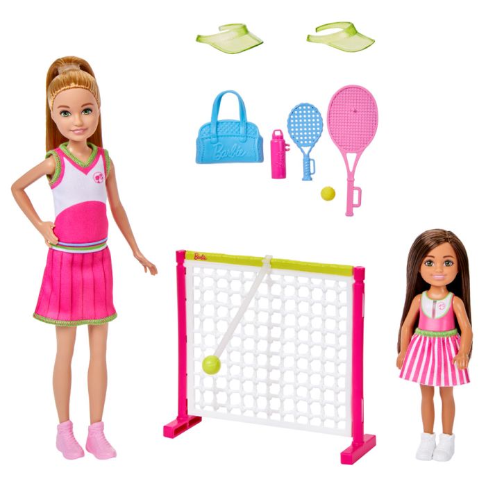 Barbie Chelsea & Stacie Tennis Lessons