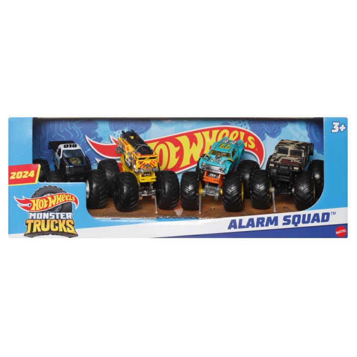 Hot Wheels Monster Truck 4pk Rescue