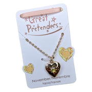 Birthstone Heart Lockets