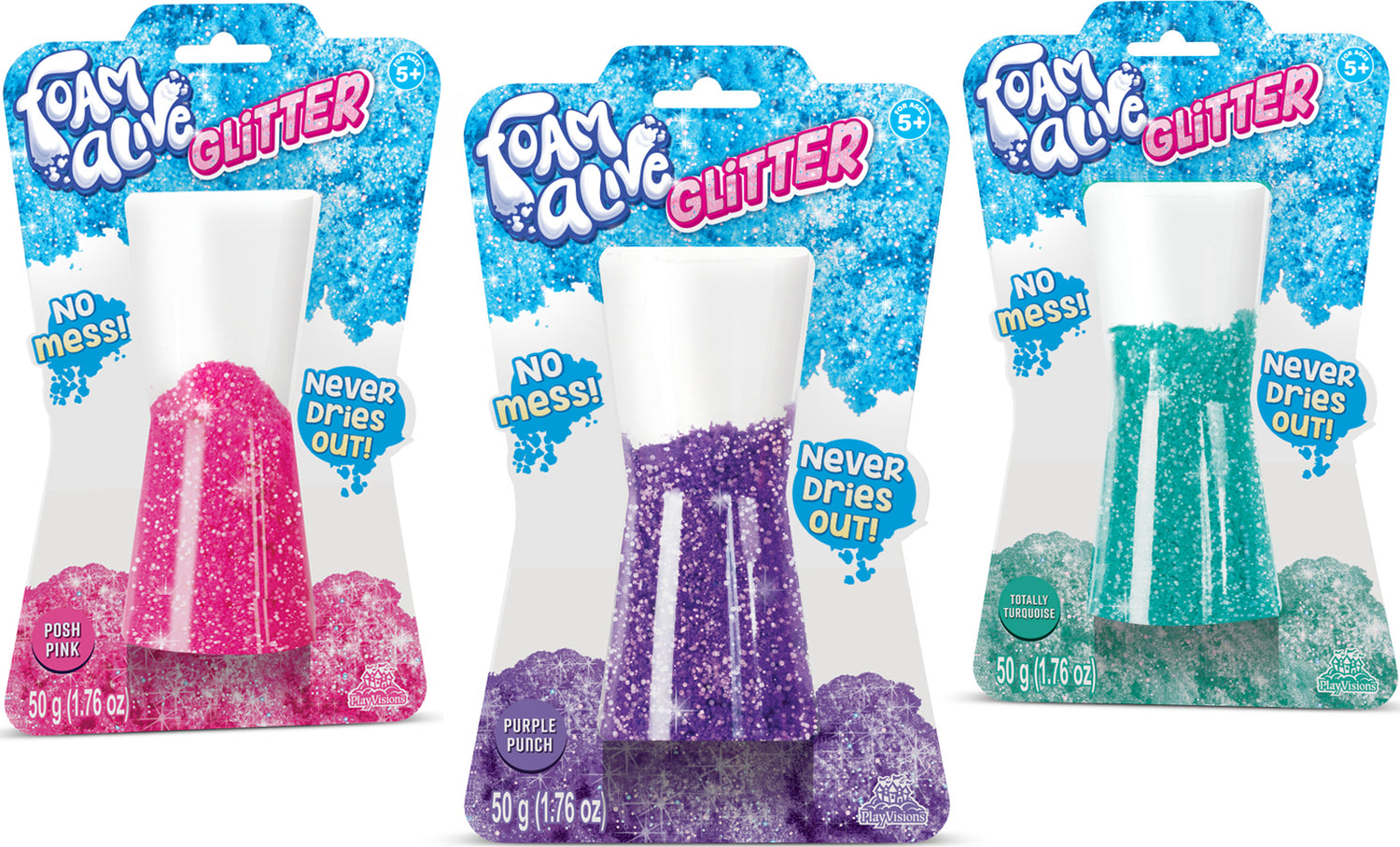 Foam Alive Glitter Motion Magic (assorted)