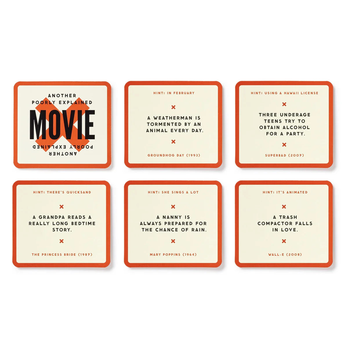 Card Game Set Poorly Explained Movies