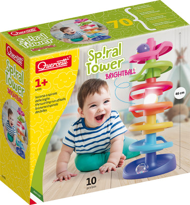 Spiral Tower Brightball - a swirling run of balls