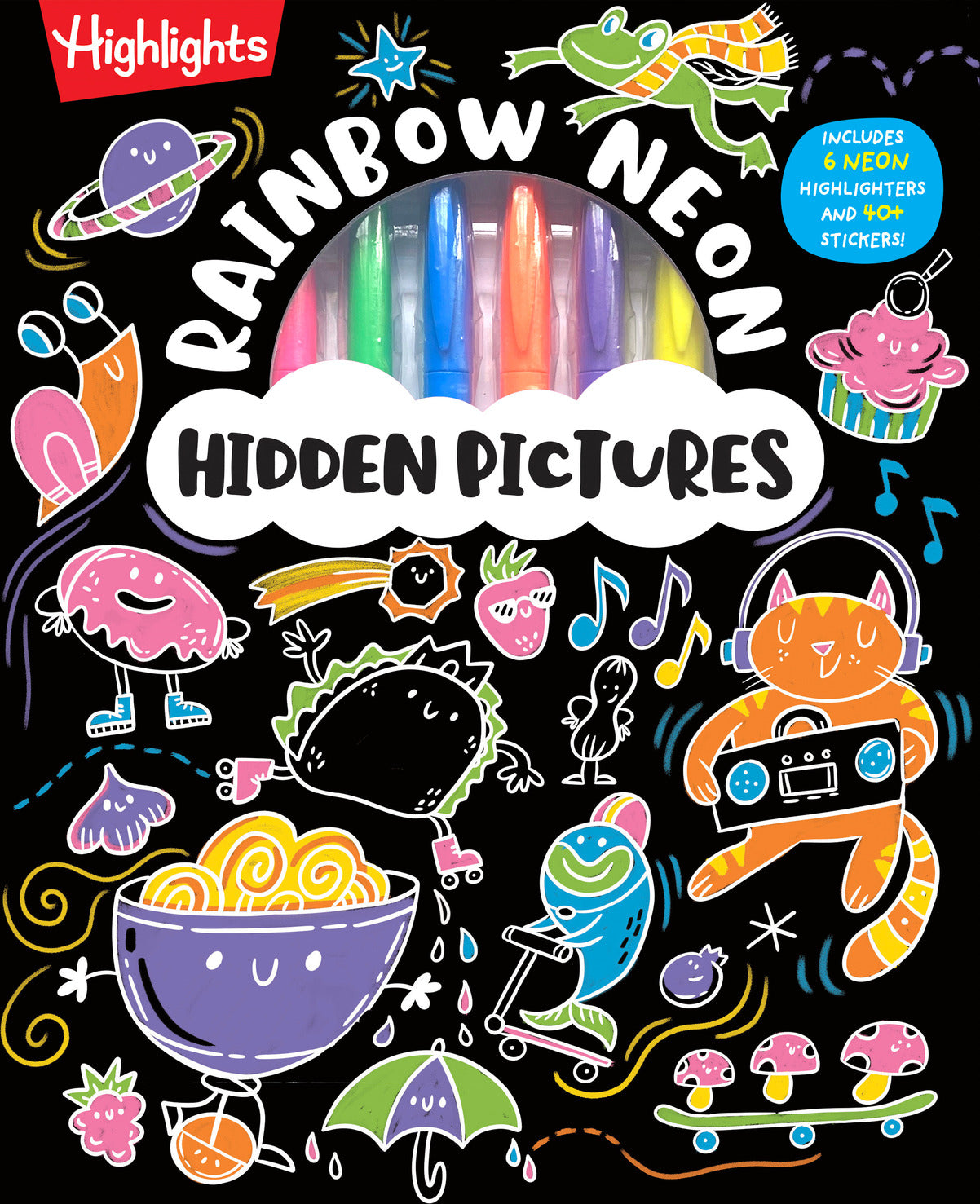 Rainbow Neon Hidden Pictures