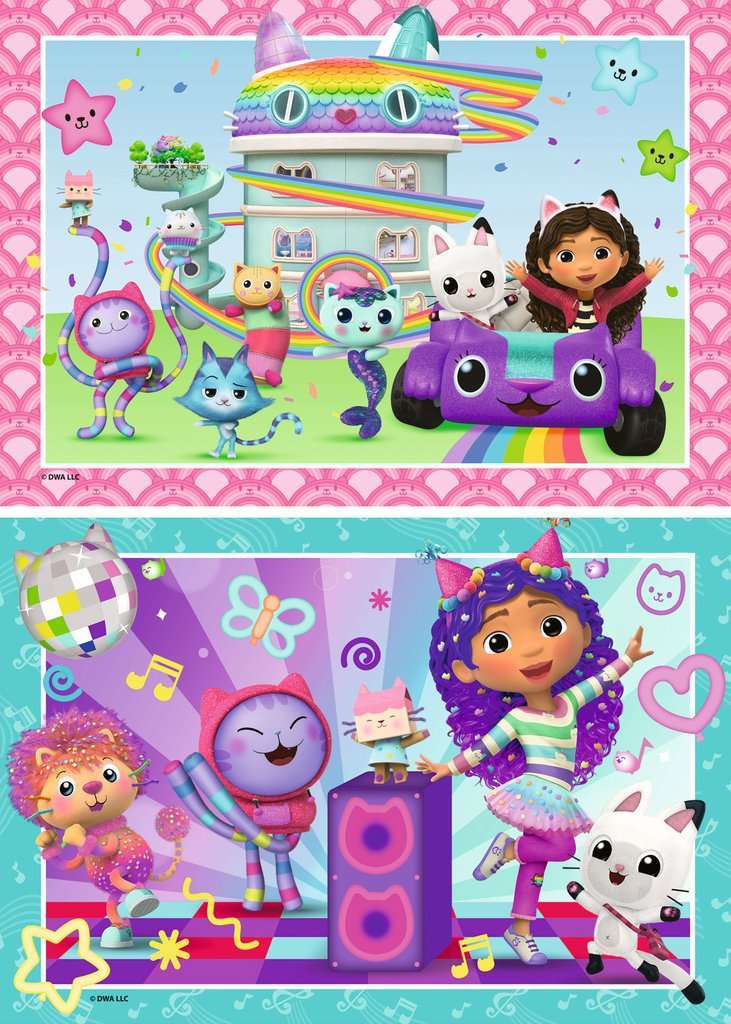 Gabby's Dollhouse: Ready to Party! Puzzle (2x24 pc)