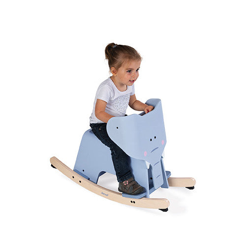 Rocking Elephant with Removable Support
