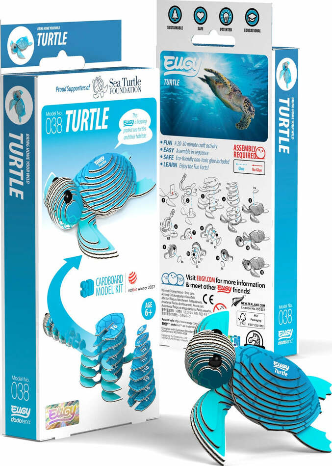 EUGY Turtle 3D Puzzle
