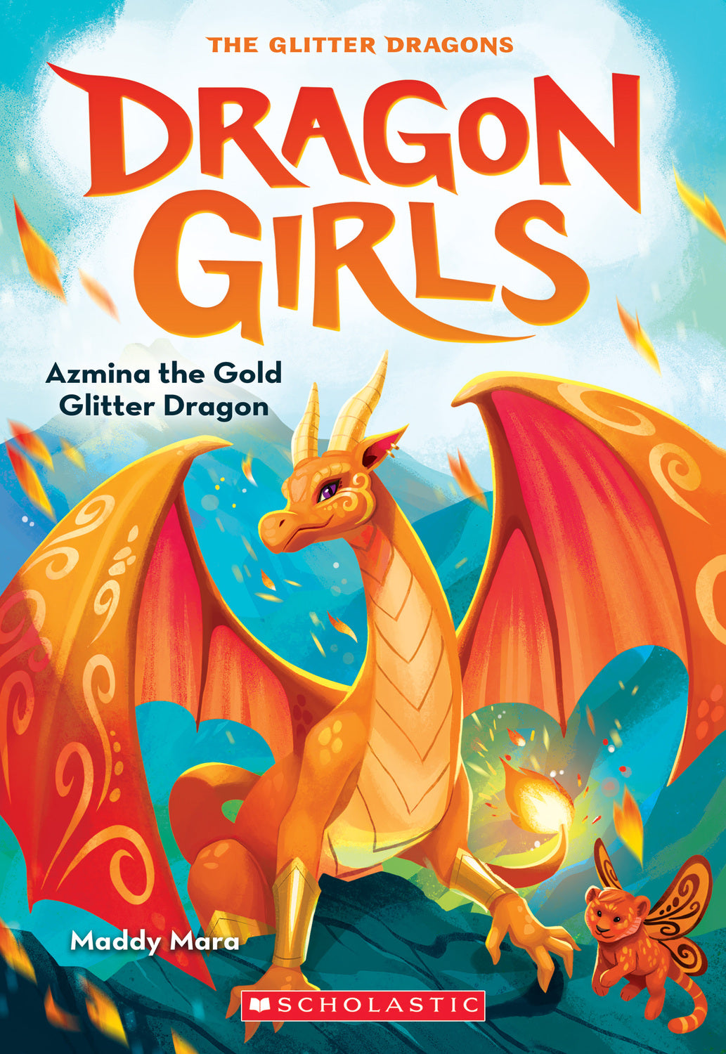 Azmina the Gold Glitter Dragon (Dragon Girls #1)