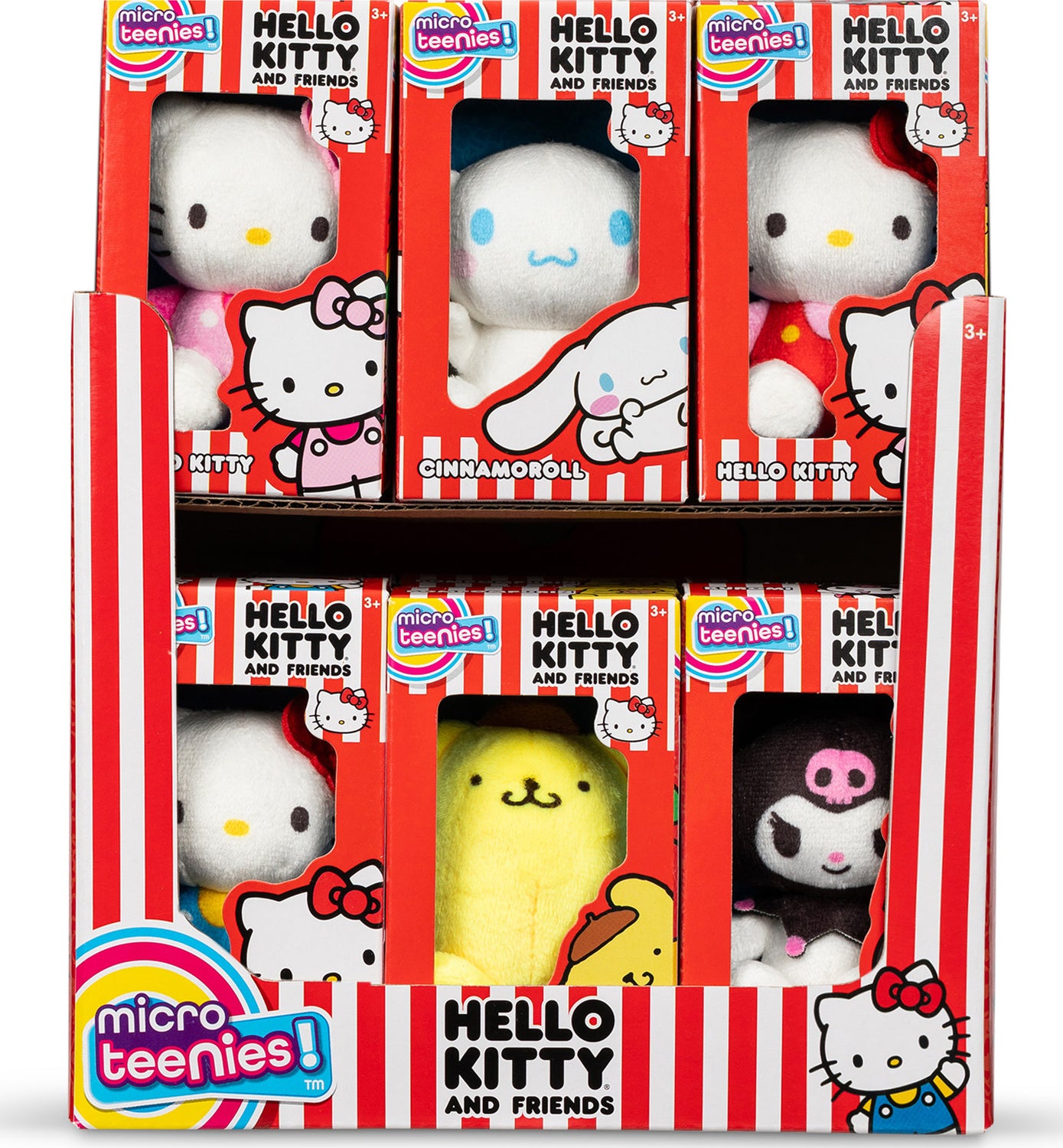 Hello Kitty Micro Teenies Plush (assorted styles)