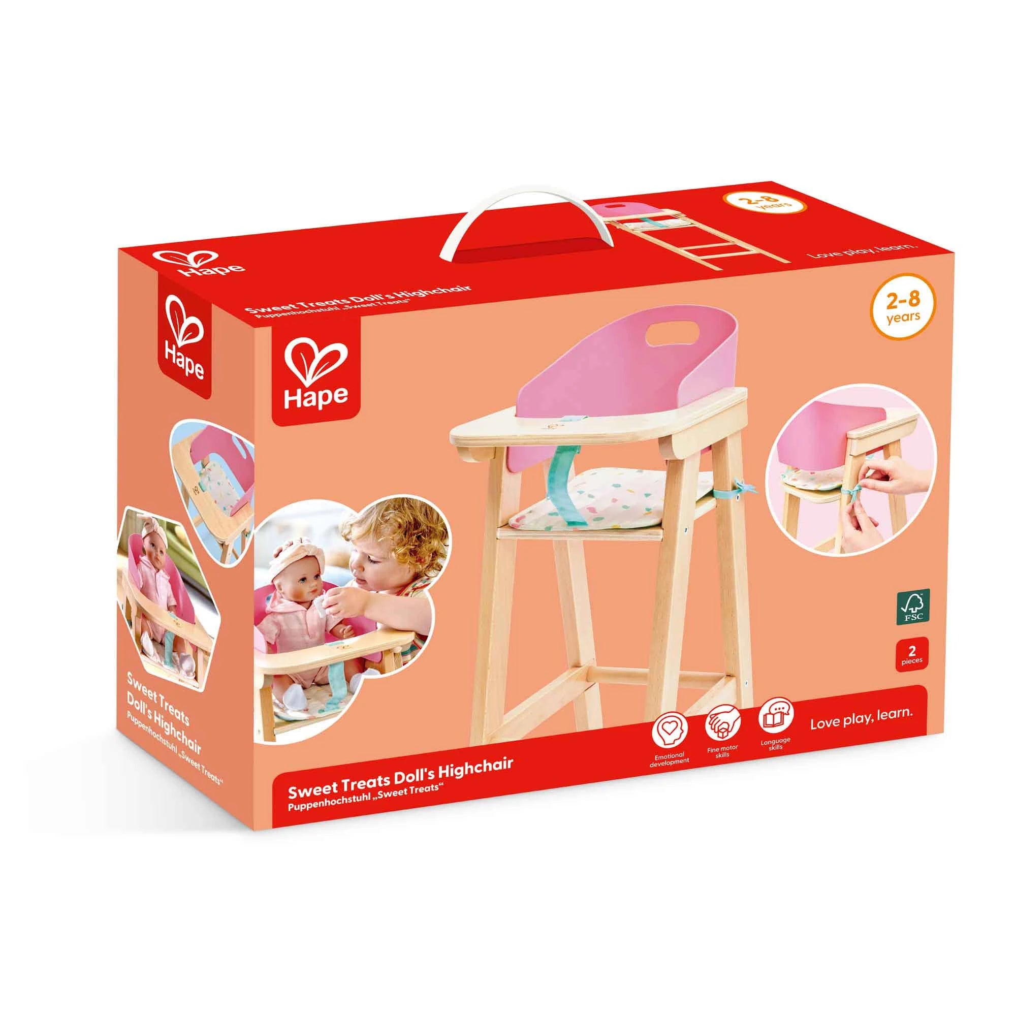 Sweet Treats Doll's Highchair