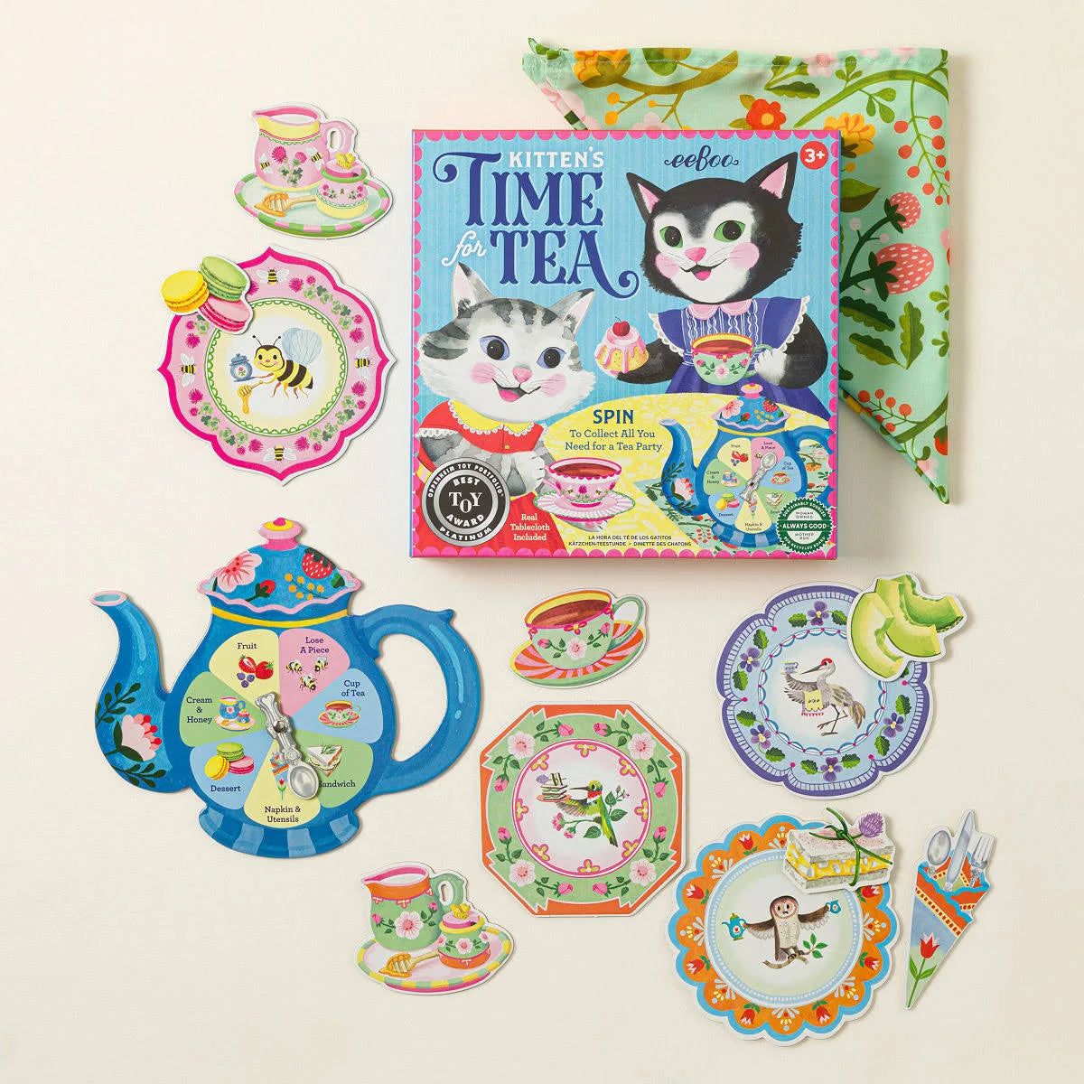 Kitten's Time For Tea Spinner Game