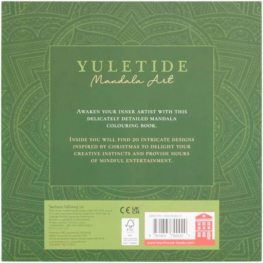 Yuletide Mandala Art