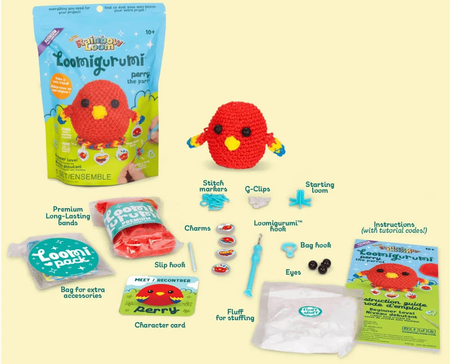 Loomigurumi Kit Parrot