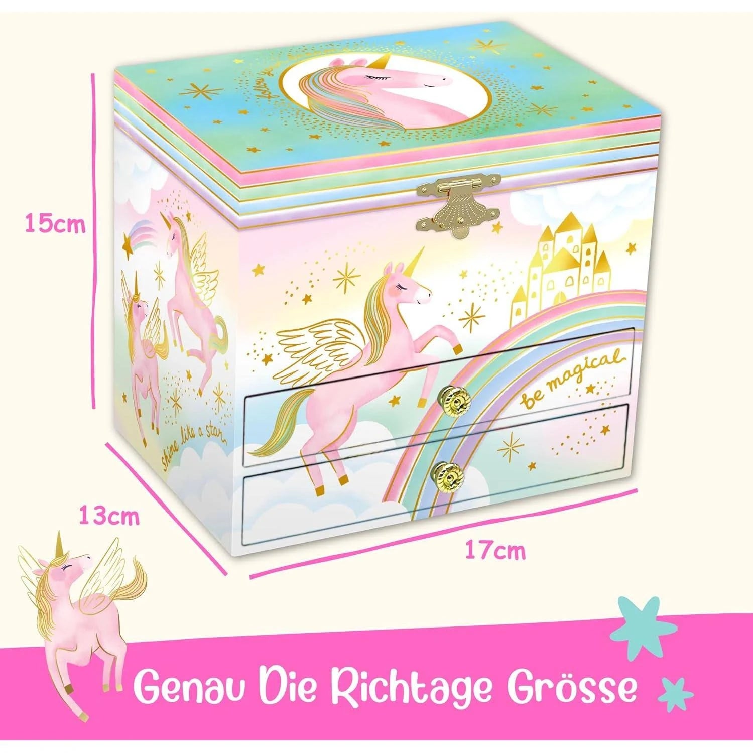 Unicorn Musical Jewelry Box