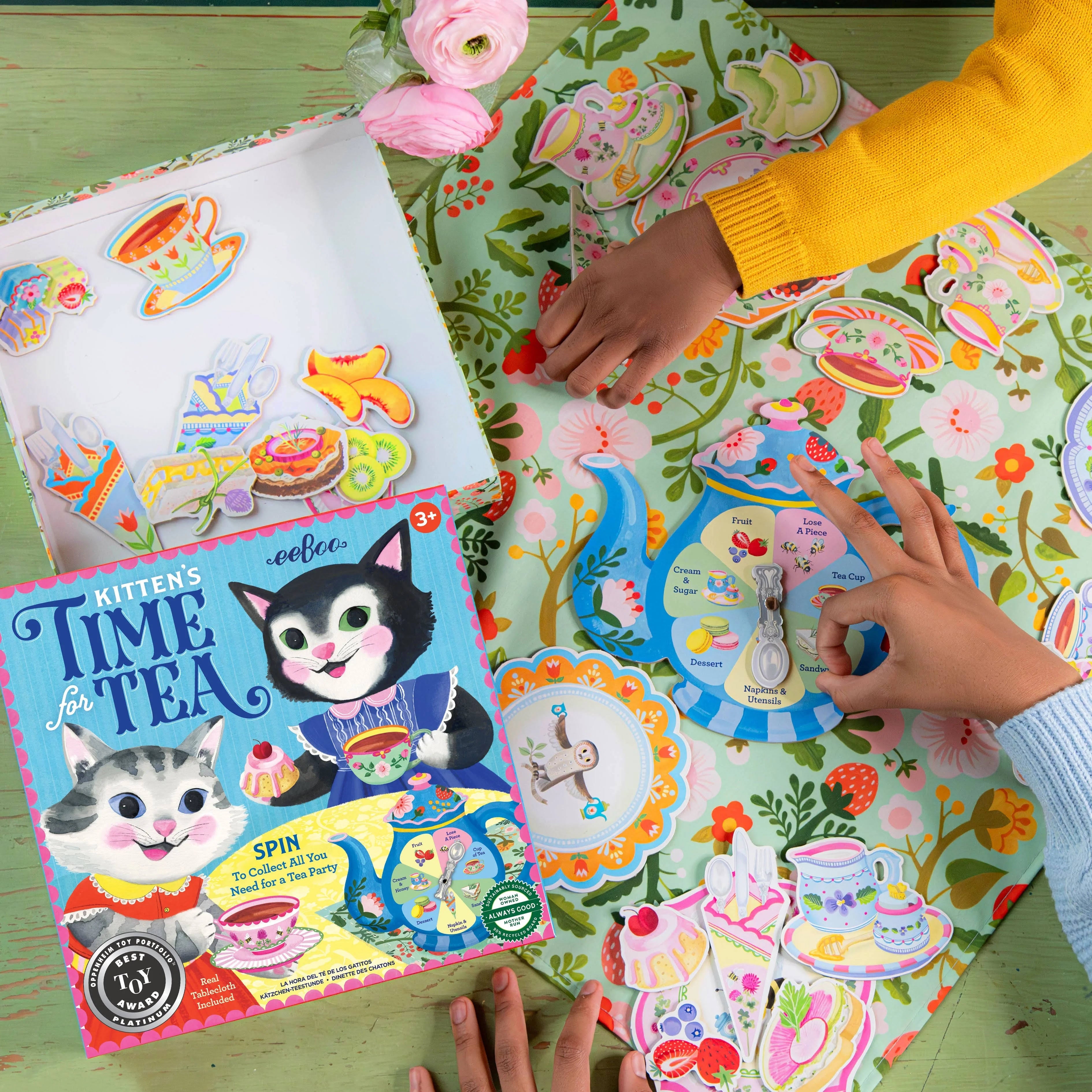 Kitten's Time For Tea Spinner Game