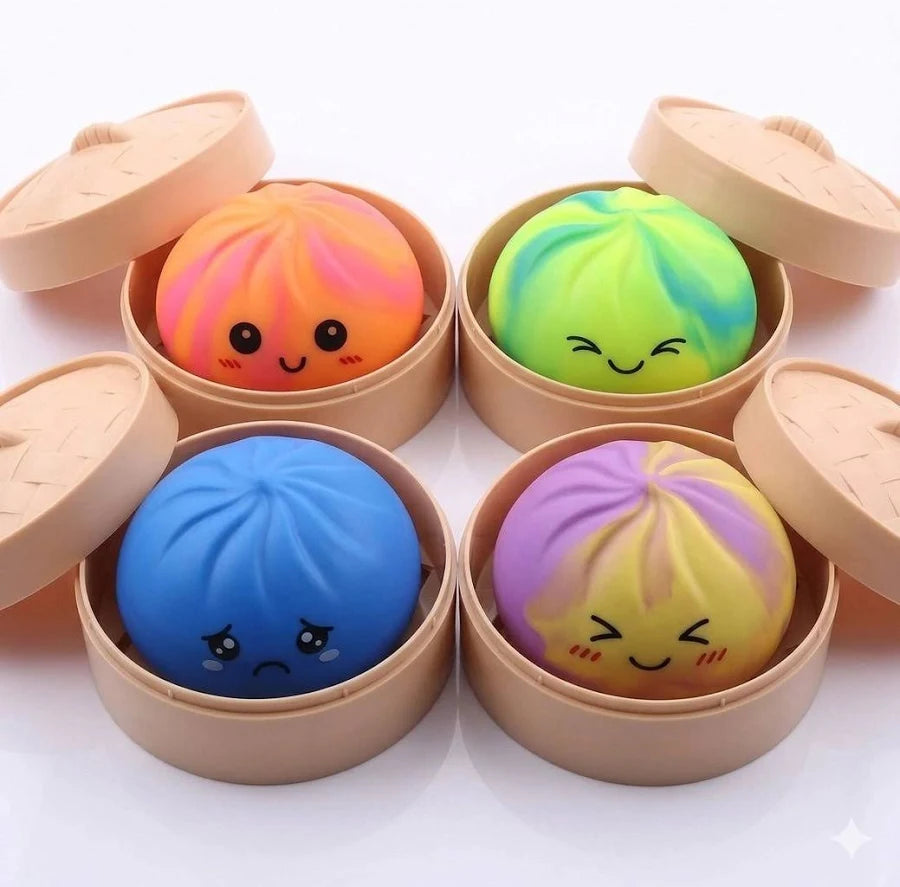 Mystery Tie Dye Dumplings 3.5" Squishy Large