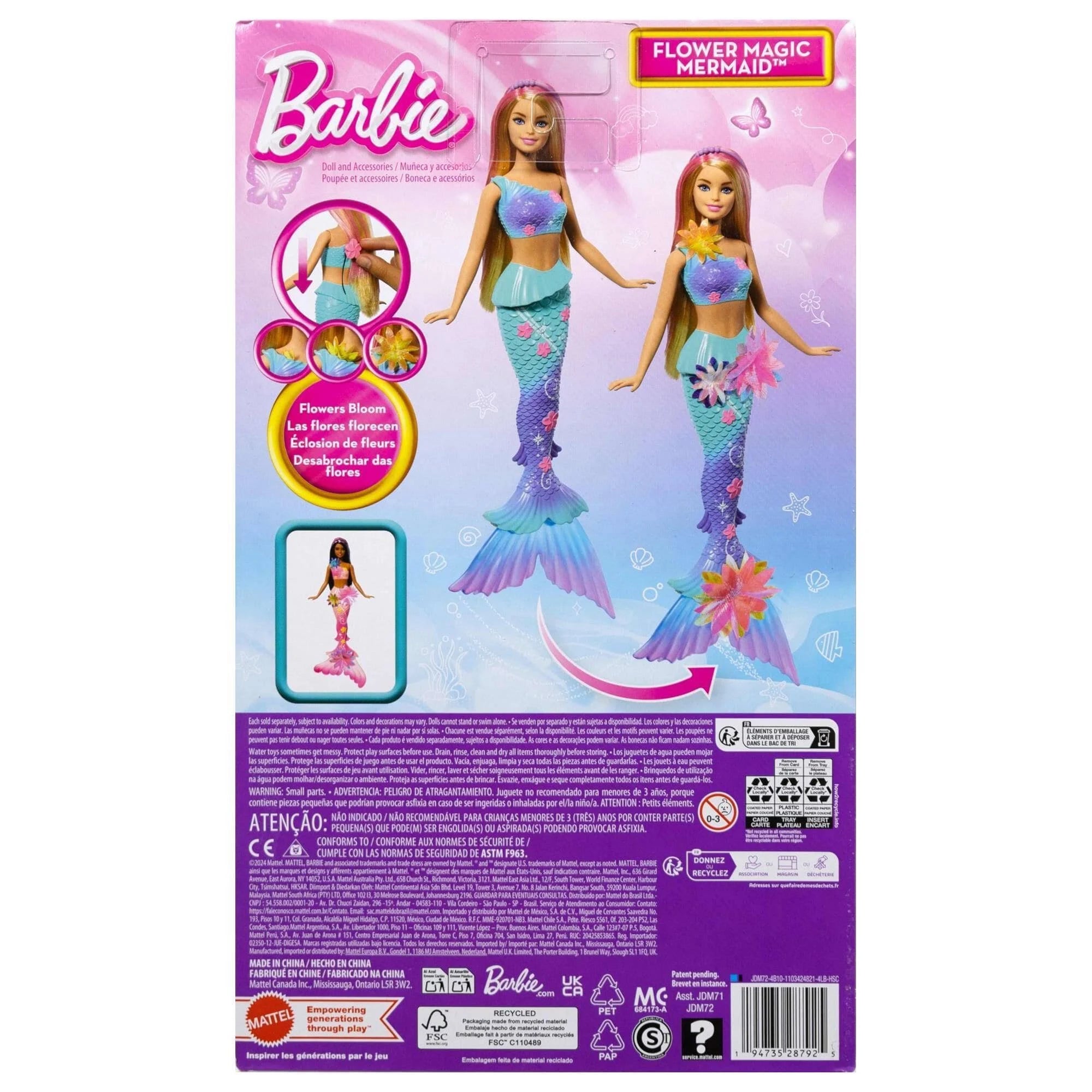 Barbie Blooming Feature Mermaid