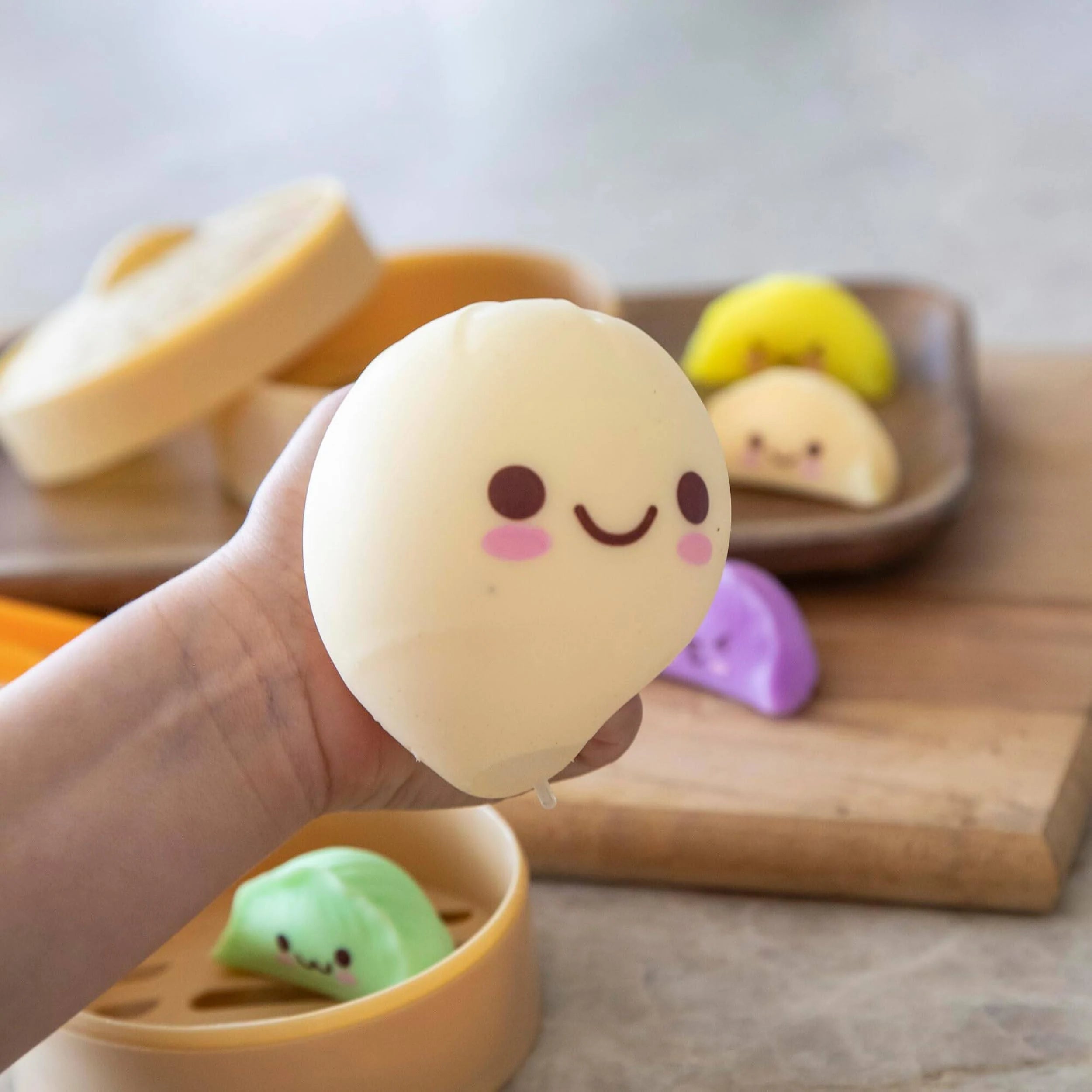 Foodie Fidget - Squishy Boa Bun and Dumplings