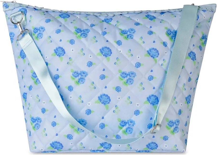 Blue Floral Weekender Bag