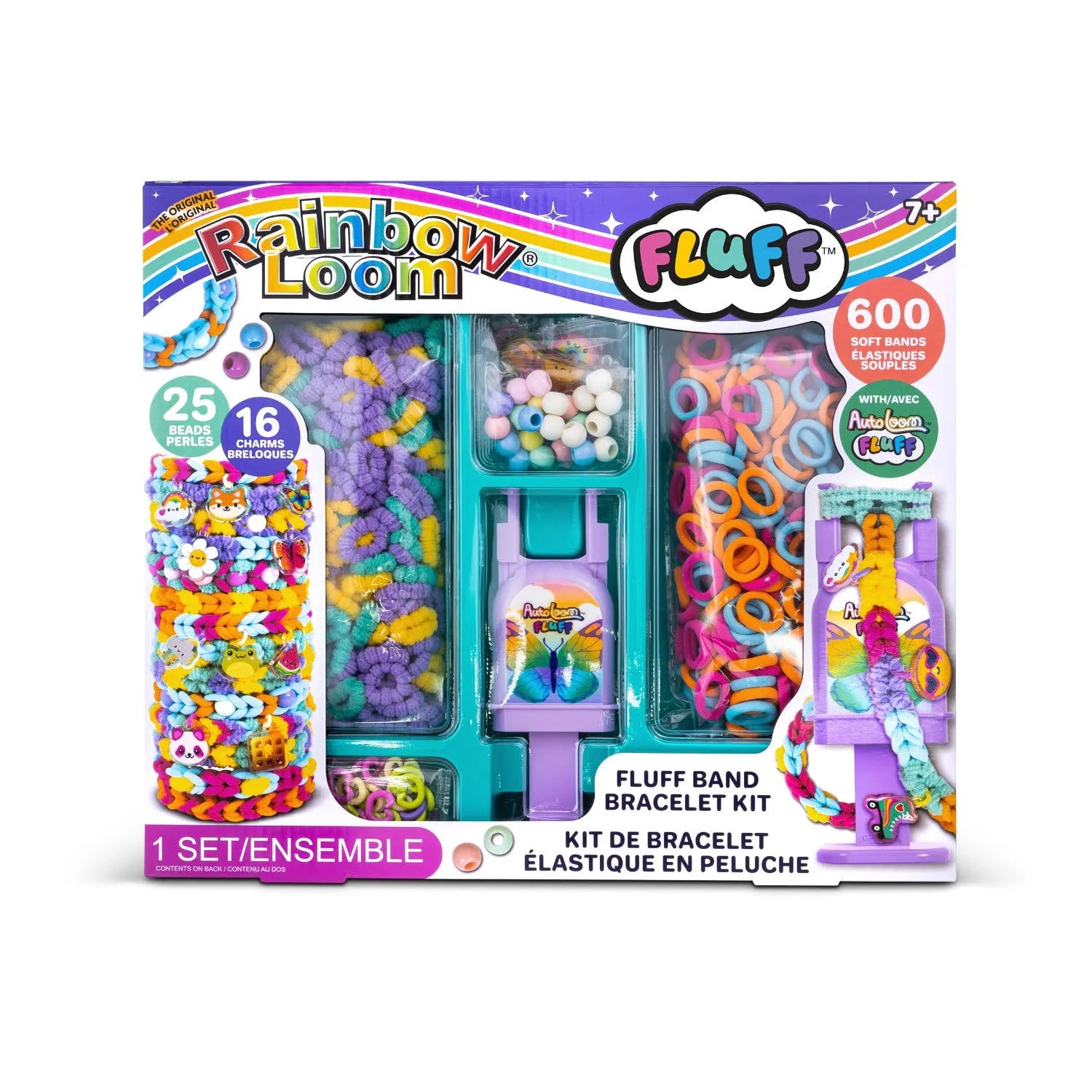 Rainbow Loom Fluff Band Bracelet Kit