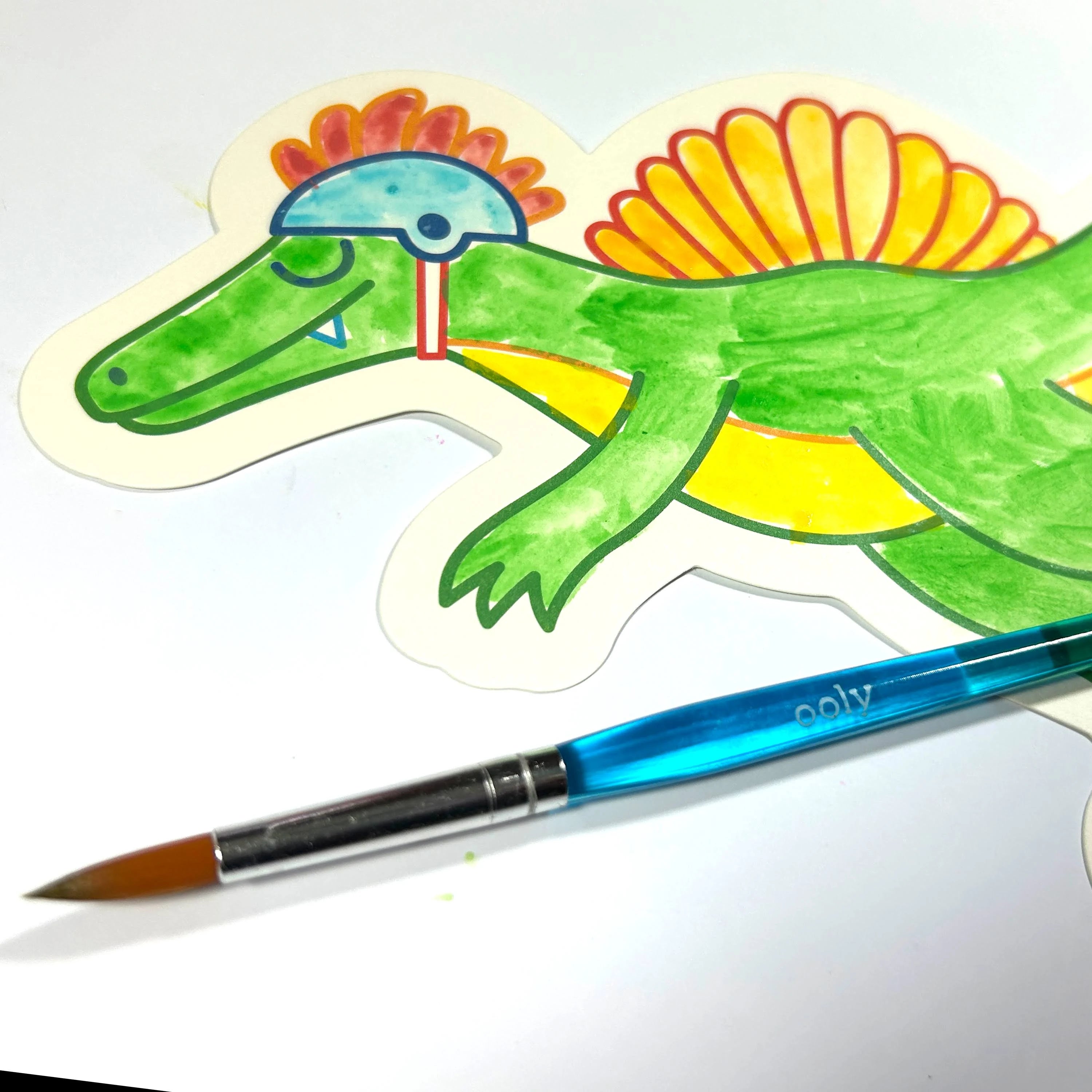 Playful Painters: Easy Watercolor Painting Kit - Chills & Thrills Dino