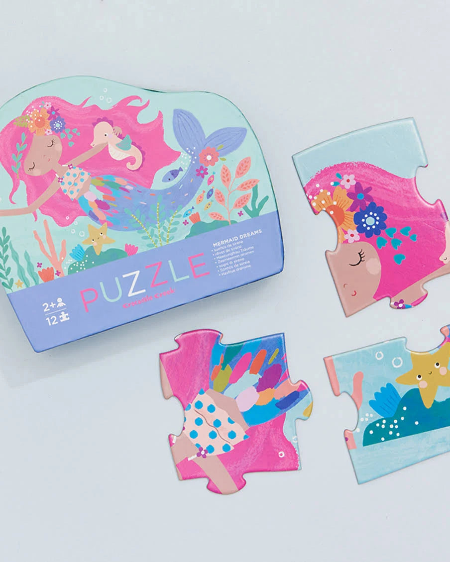 12-pc Mini Puzzle - Mermaid Dreams