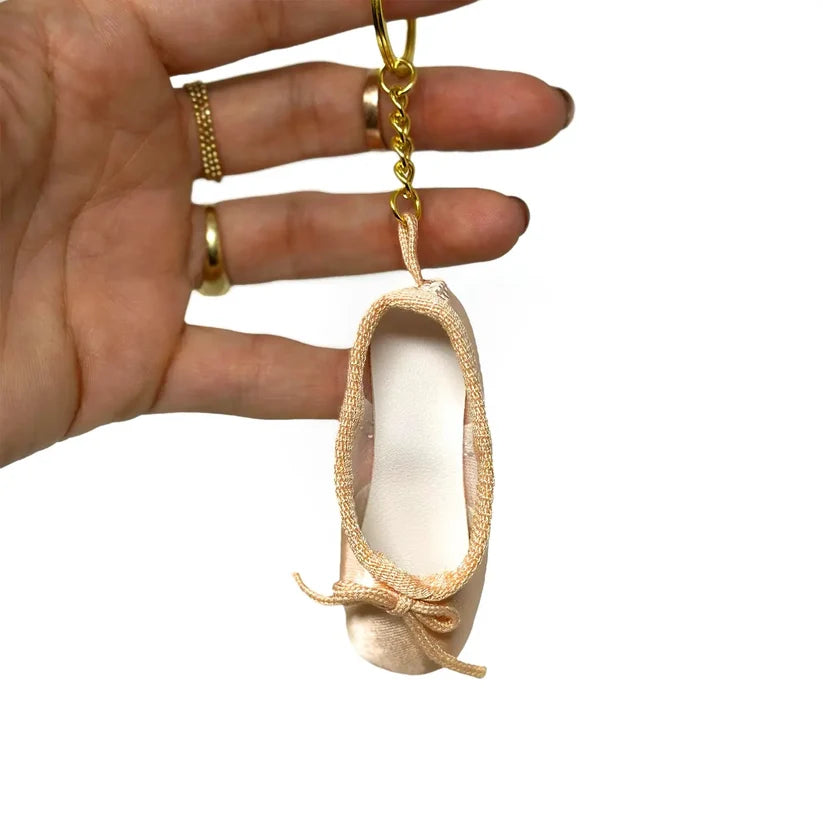 Ballet Slipper Keychain