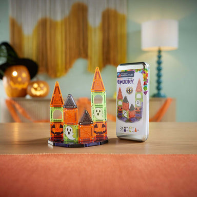 MAGNA-TILES microMAGS Spooky Travel 24-Piece Set