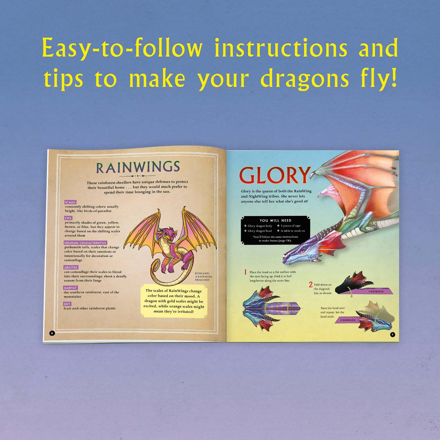 KLUTZ Wings of Fire Folded Flyers Book