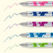 Lifelines Scented Lava Gel Pens - Brights 5 pk