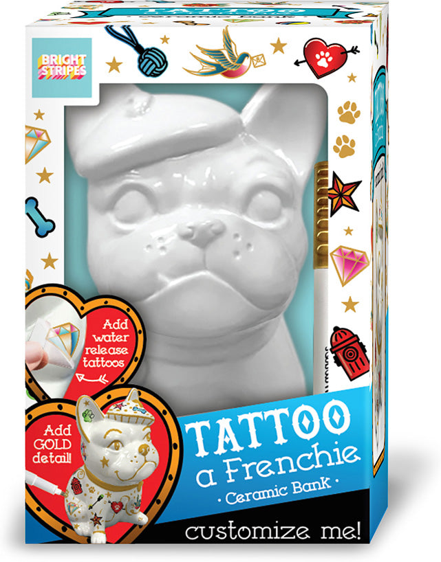 Tattoo a Frenchie Ceramic Bank