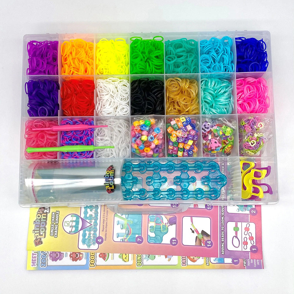 Loom Mega Combo Set Rainbow Loom Bands Kit Loomi-Pals Mega Combo