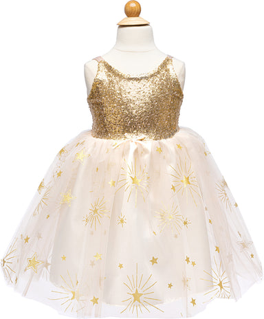 Golden Glam Party Dress - Size 3/4