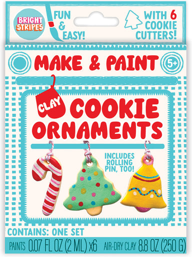 Make & Paint Clay Cookie Ornaments