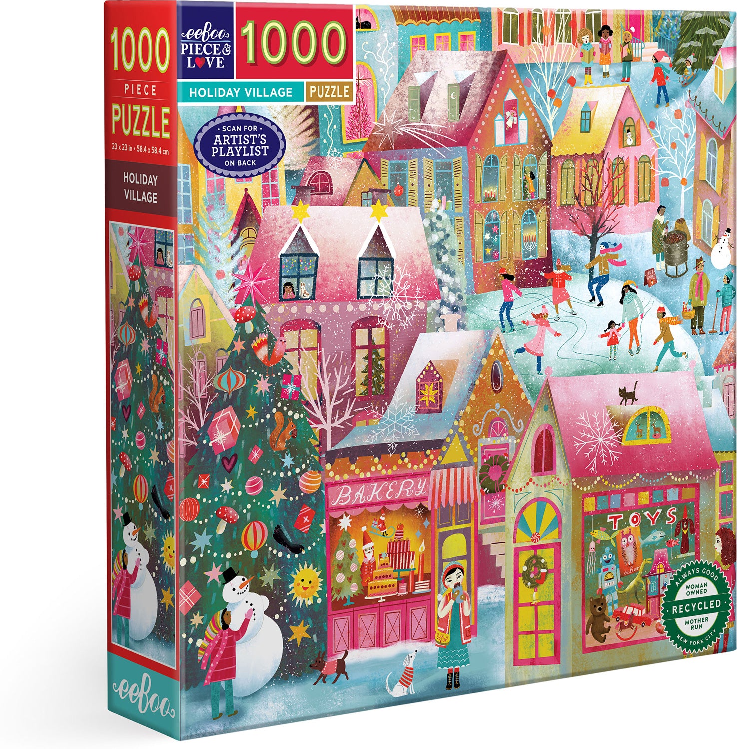 Holiday Village 1000 pc Puzzle