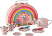 Rainbow Fairy 10 pc Tin Tea Set