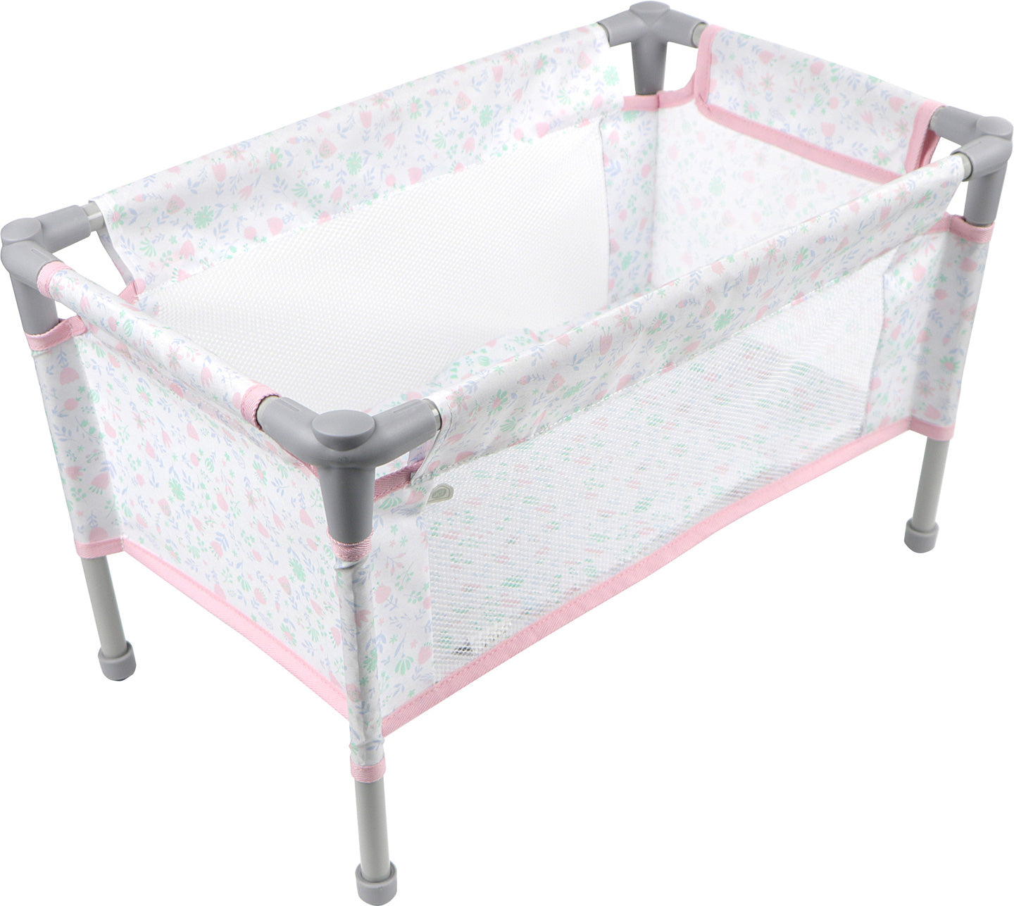 Berenguer Boutique Folding Doll Crib with Travel Bag