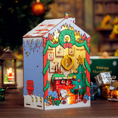 Peanuts Christmas DIY Book Nook Kit