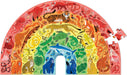 Animals 100 pc Rainbow-Shaped Puzzle