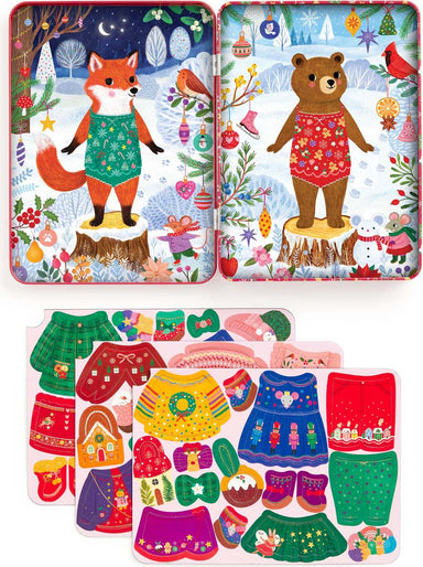 Mudpuppy Merry Woodland Magnetic Dress-Up Set