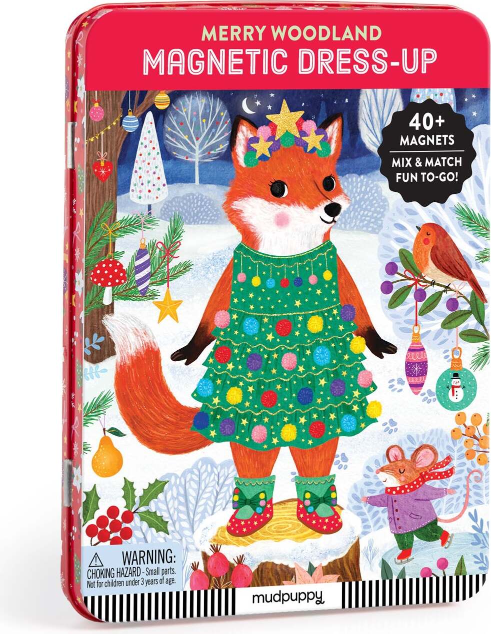 Mudpuppy Merry Woodland Magnetic Dress-Up Set