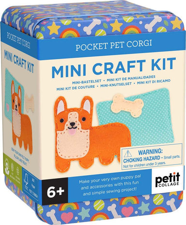 Petit Collage Mini Craft Kit: Pocket Corgi