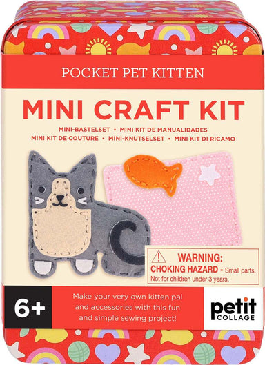 Petit Collage Mini Craft Kit: Pocket Kitten