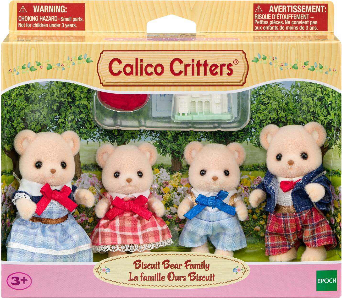 Calico Critters Biscuit Bear Family